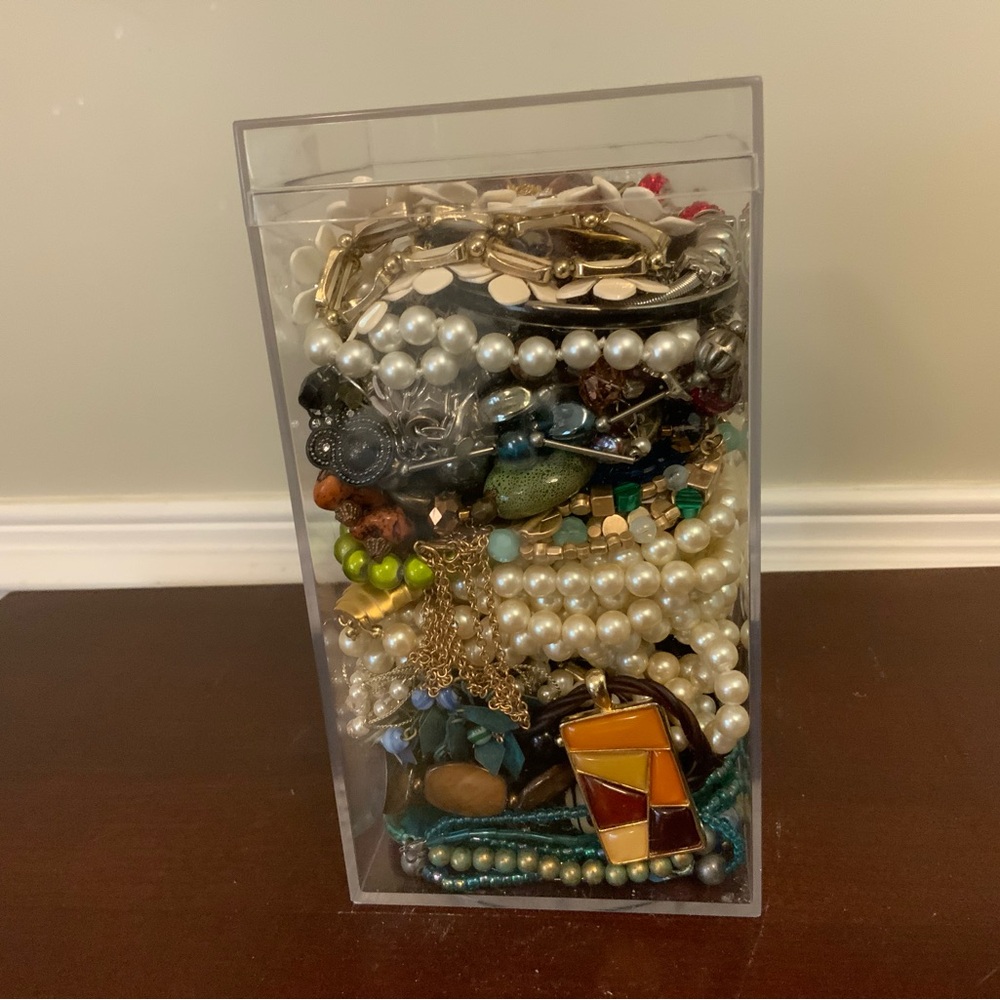 Vintage-Modern Jewelry Jar #41